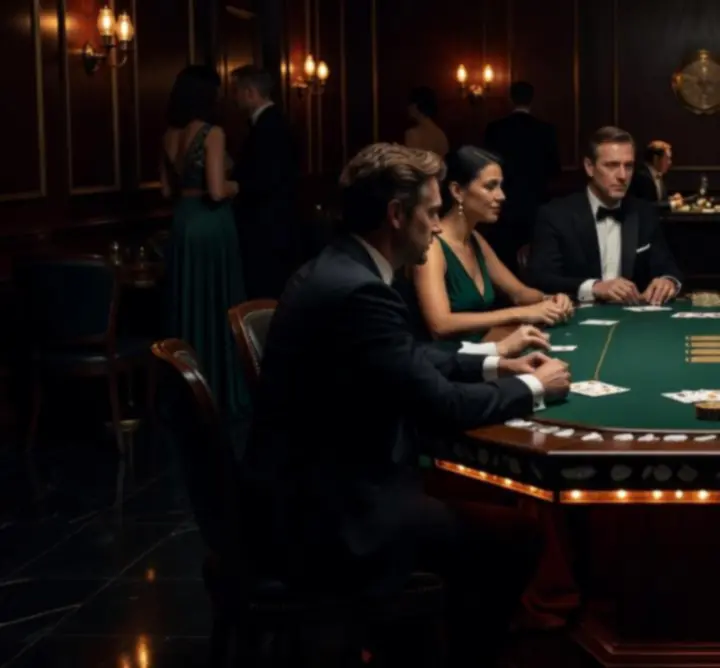 Luksusowe wydarzenie w stylistyce pokerowego wieczoru
